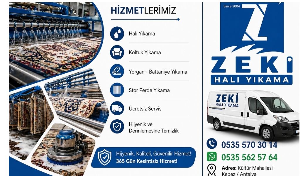 Kepez Kültür Mahallesi Halı Yıkama